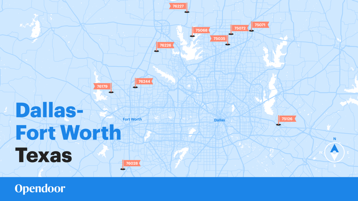 Fort Worth’s hottest ZIP codes are in the suburbs | Fort Worth Star ...
